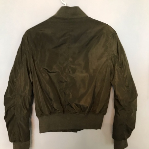 Green Bomber Jacket - Picture 2 of 3